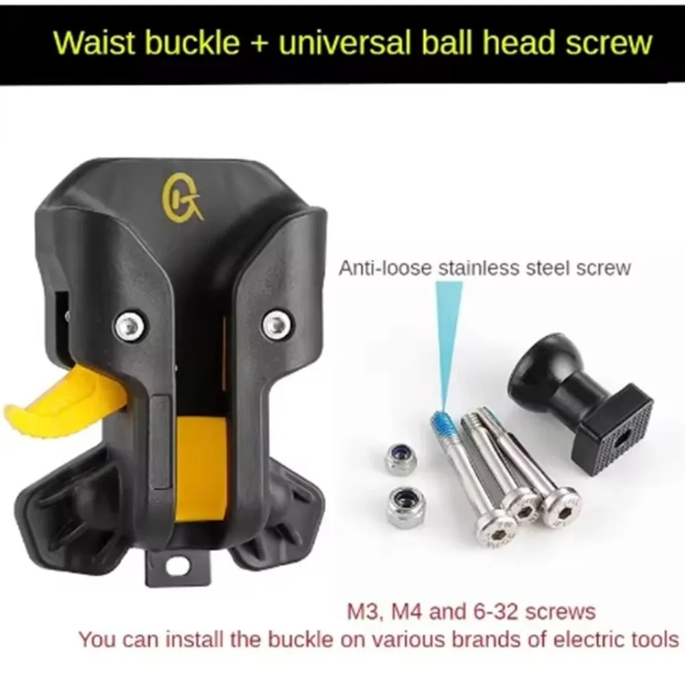 

Self-locking Tool Holster Anti-fall Accessories Power Tools Quick Hanging Hooks Quick Release Electric Drills Organizer Hook