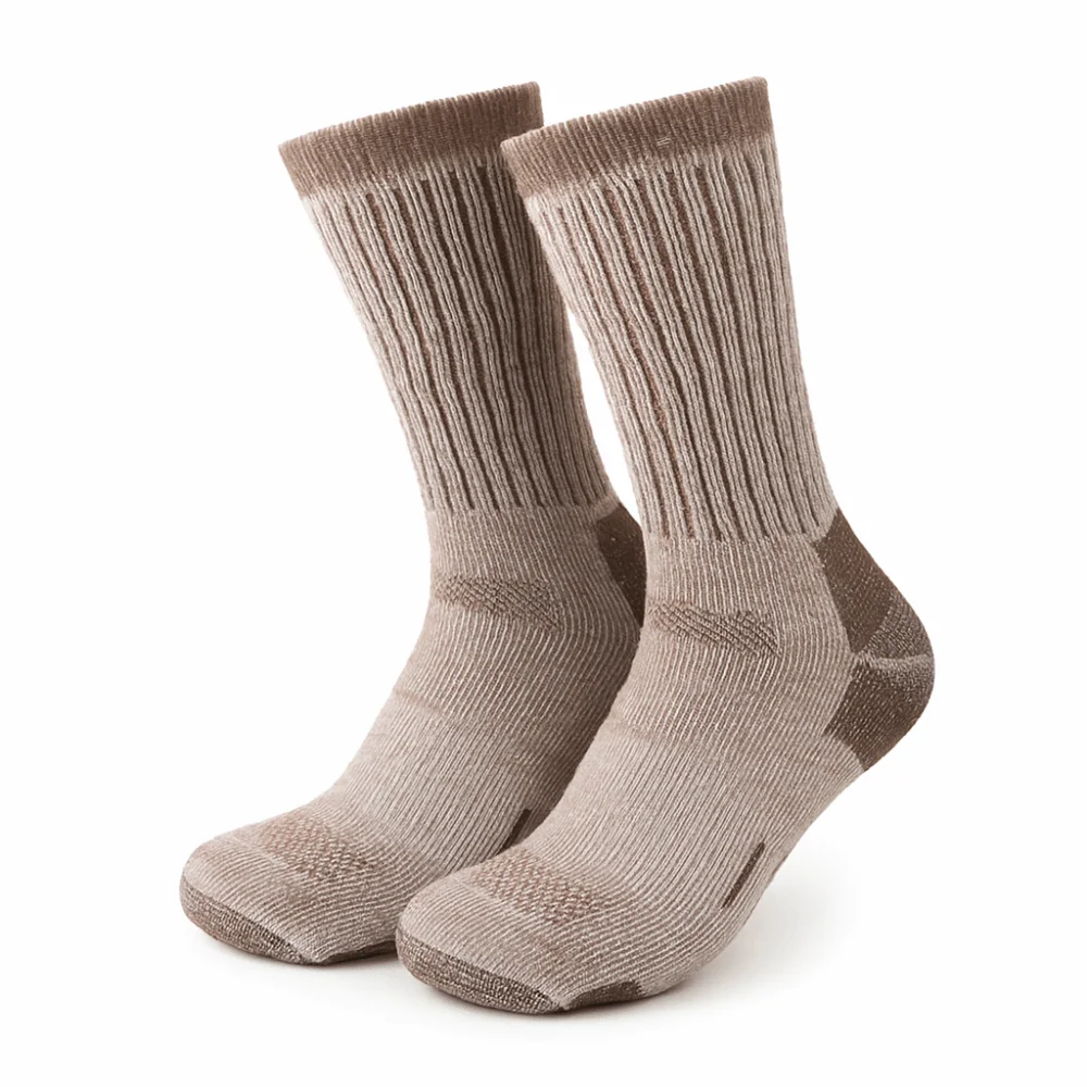 

Повседневные нечеткие носки из мериносовой шерсти, утепленные мужские прогулочные носки с защитой от запаха, дышащие термоноски для мужчин