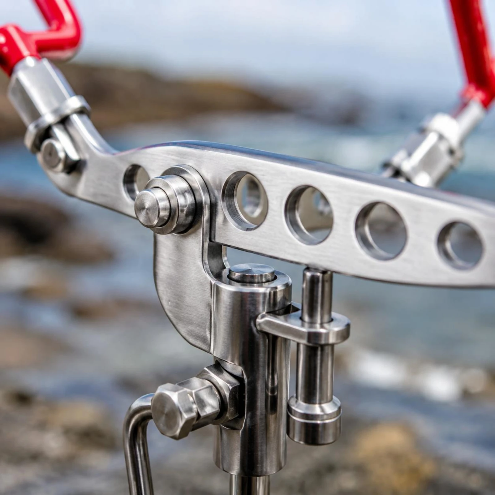 ステンレス鋼釣り竿ホルダー長持ちするステンレス鋼ロッドホルダー釣り竿スパイクスタンド折りたたみ式ショアキャスティングロッド