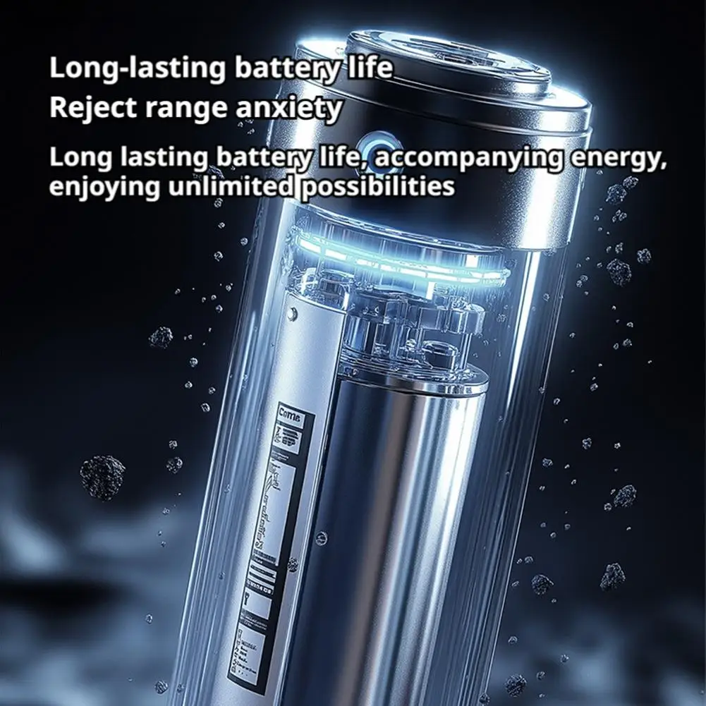 مروحة عنيفة 400000 دورة في الدقيقة منفاخ هواء قوي مروحة توربو مع شاشة LED وإضاءة منظف الغبار 6 سرعات منفاخ توربو جيت بدون فرش #3