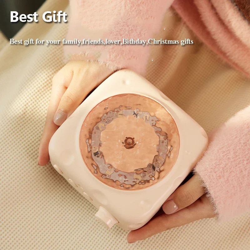 المحمولة موجة ضوء الإسقاط سمّاعات بلوتوث RGB مصباح لتهيئة الجو Hifi نظام الصوت اللاسلكية مشغل موسيقى MP3 هدية عيد ميلاد