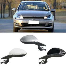 Car Electric Folding Rearview Mirror Assembly Heating Mirror Electric Adjustment With Light For Golf 7 MK7 2014-2016 5GG857507A