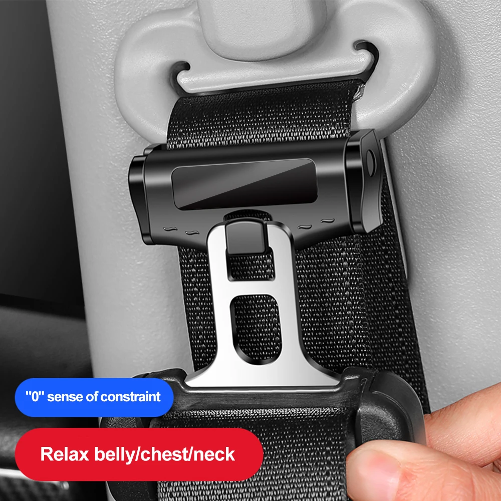 Hebilla limitatora de cinturón de seguridad de coche, Clip de seguridad de ajuste de cinturón de seguridad, limitador de distancia antideslizante, hebilla fija, accesorios para coche, 1/2/4 Uds.