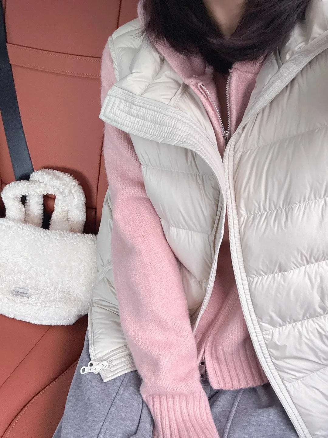 

Женский легкий пуховый жилет XiaoYanHome с воротником-стойкой, белый, для зимы, для повседневной носки