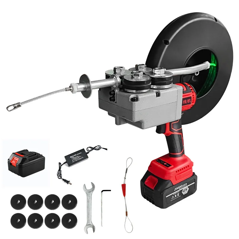machine multifunctional electrician wire puller,  insertion, wire release,  puller, electric  threading tool