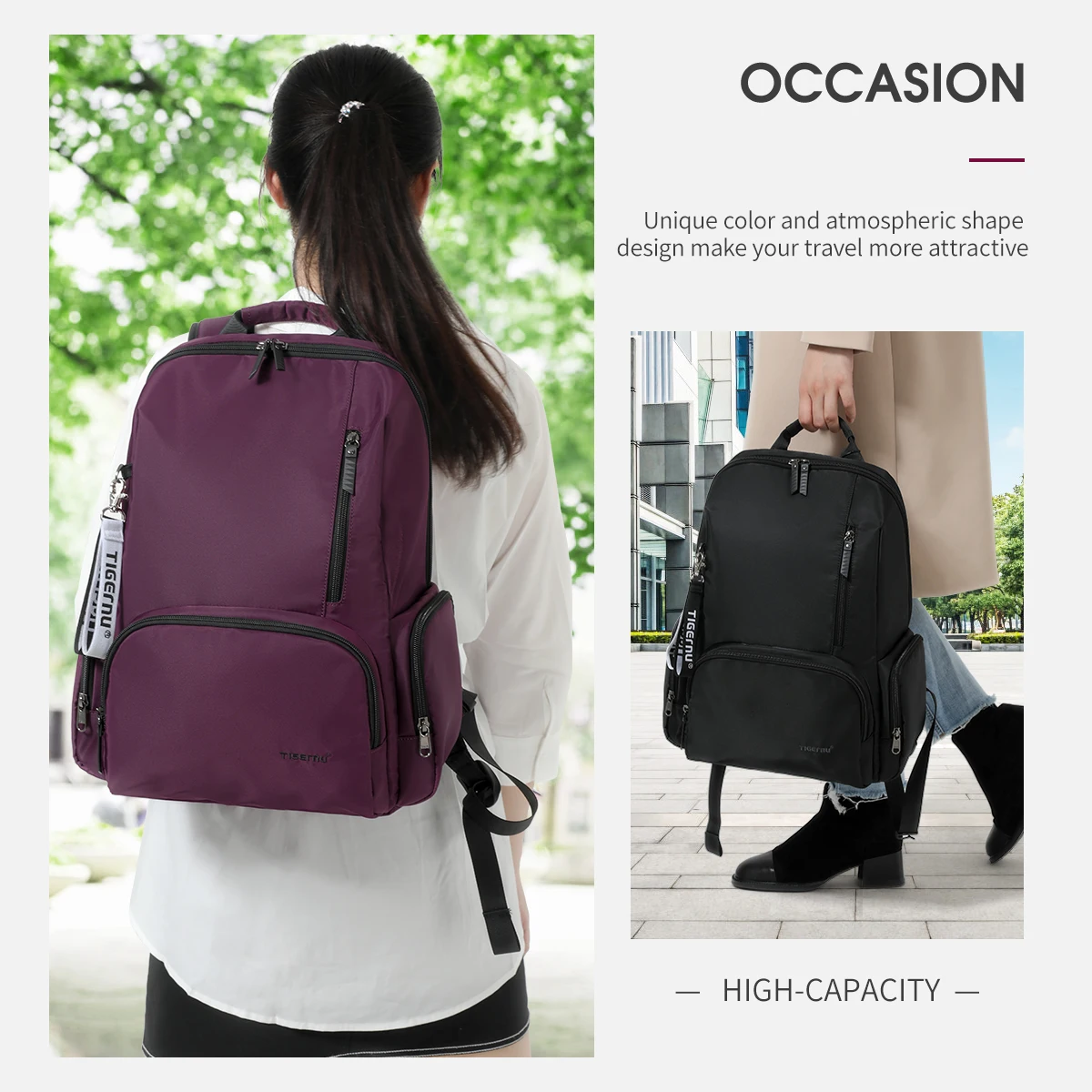 Lifetime Warranty Casual Backpack For Women 14 inch Laptop Bags For Women Lightweight Travel Backpack Female School Backpack Bag