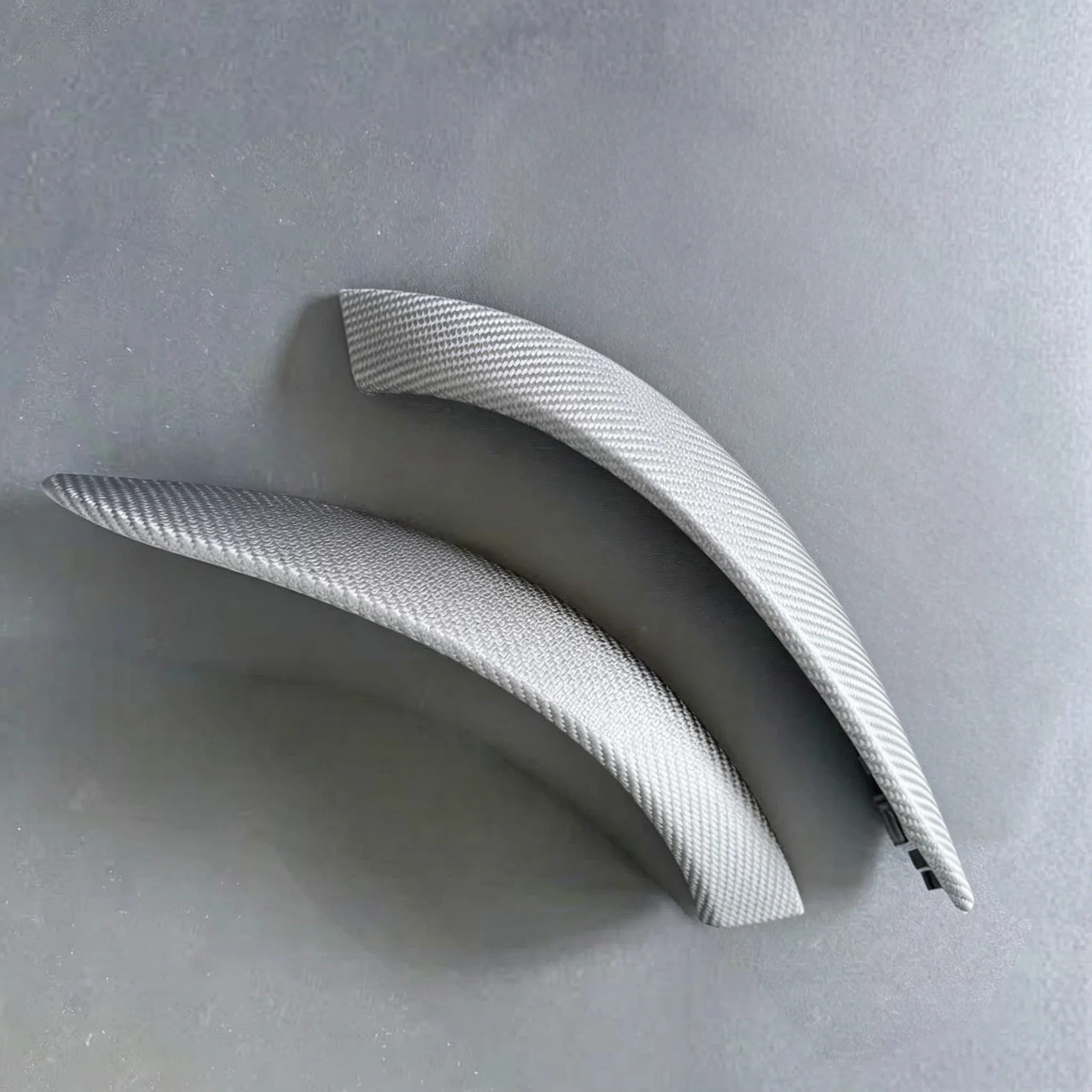 2 Pcs Matt Carbon