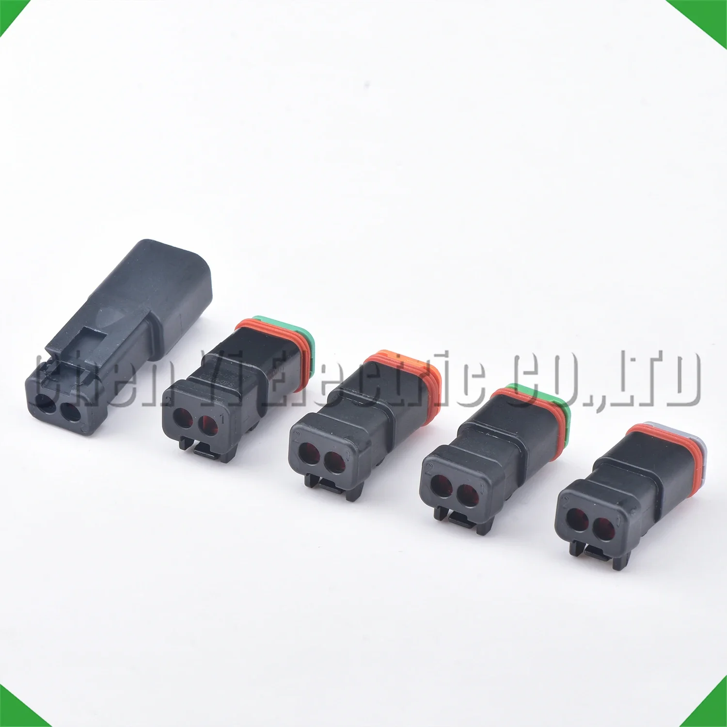 2 Pin Auto Waterproof Connector excavator headlight light Wire Harness pigtail Plug For Deutsch DT06-2S DT04-2P A B C D 4 types