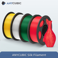 ANYCUBIC Silk Filament PLA 3D Printer Printing Materail Silk Luster Texture Christmas Gift Toy Filament For S1C Kobra 3 Combo