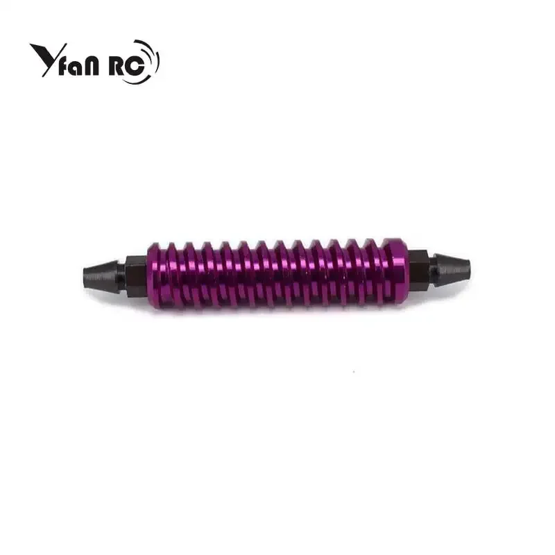 Yfan Alloy Aluminum Nitro exhaust gas/fuel/back pressure cooler 1/10 1/8 RC Nitro Hobby Model Car Upgraded Hop-up rc Parts HSP