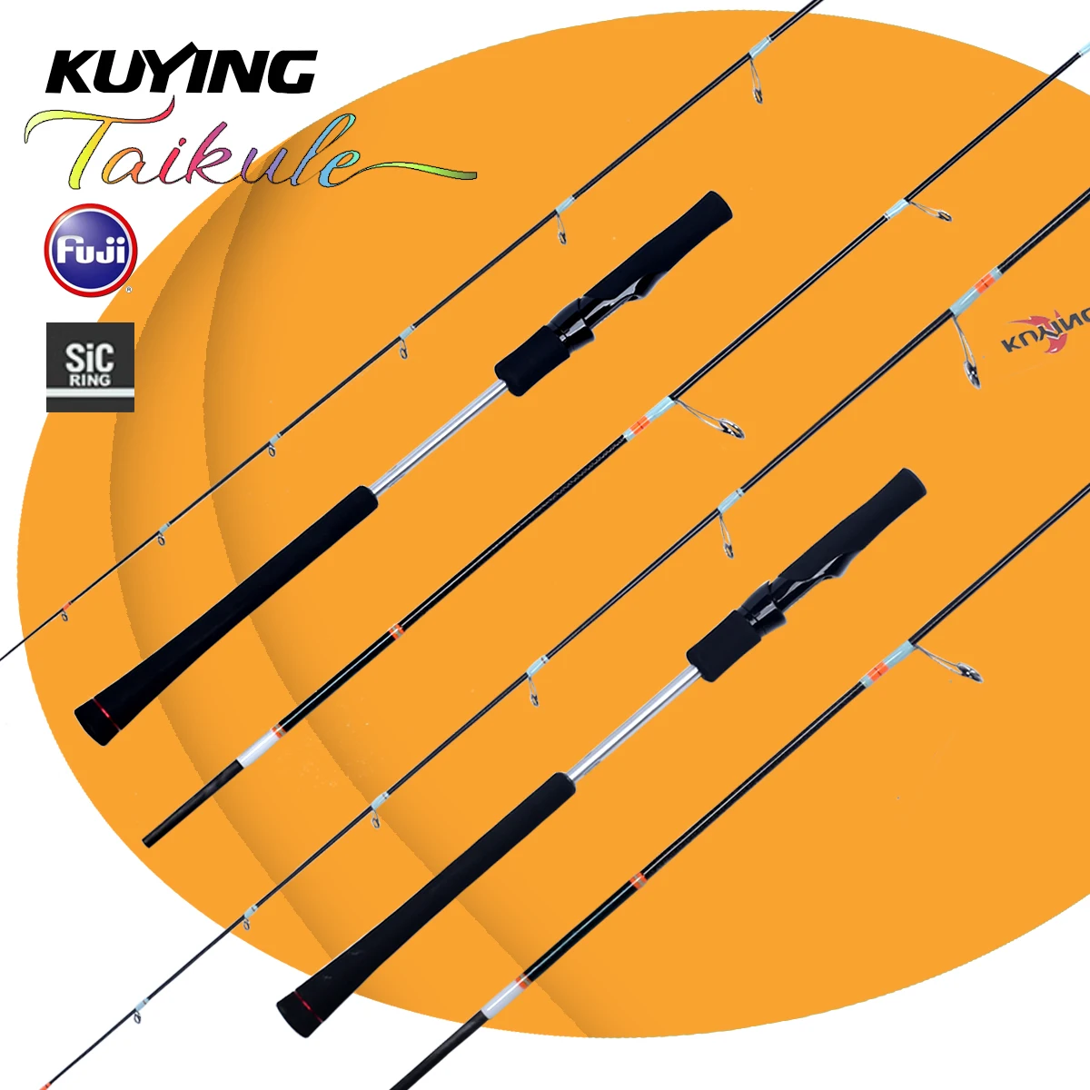 

KUYING TAIKULE 180cm Slow Jigging Spinning Fishing Rod 30-120g Lure Capacity Fuji SIC Guides 40T Carbon Fiber