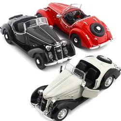 1:32 Model pojazdu Super Classic Pull Back Toy Car Kolekcja edukacyjna Otwieranie drzwi Model samochodu Prezent Prezent Samochód dla Audi