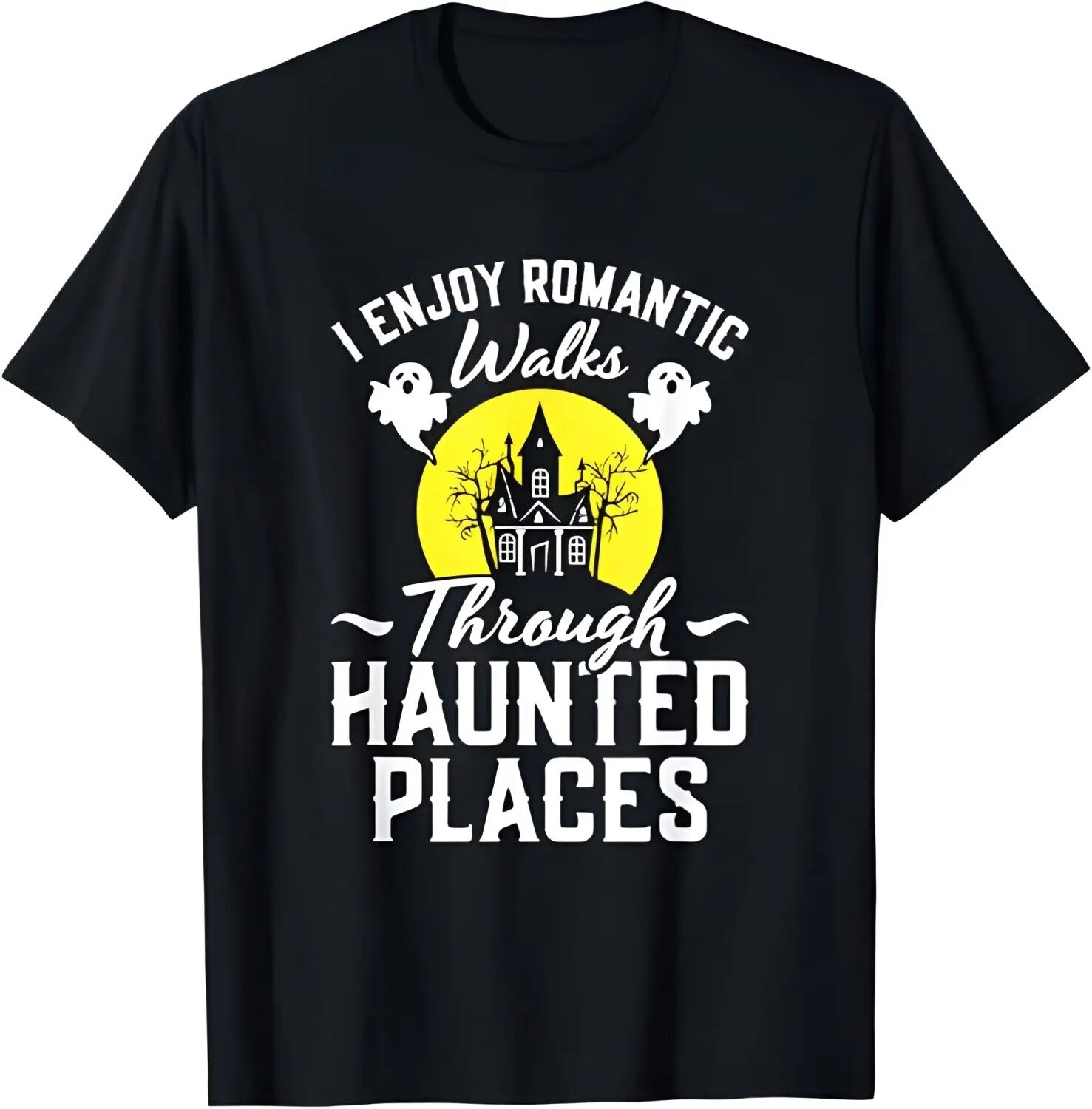 Halloween Paranormal Hunting Ghost Hunter Haunted Places T-Shirt