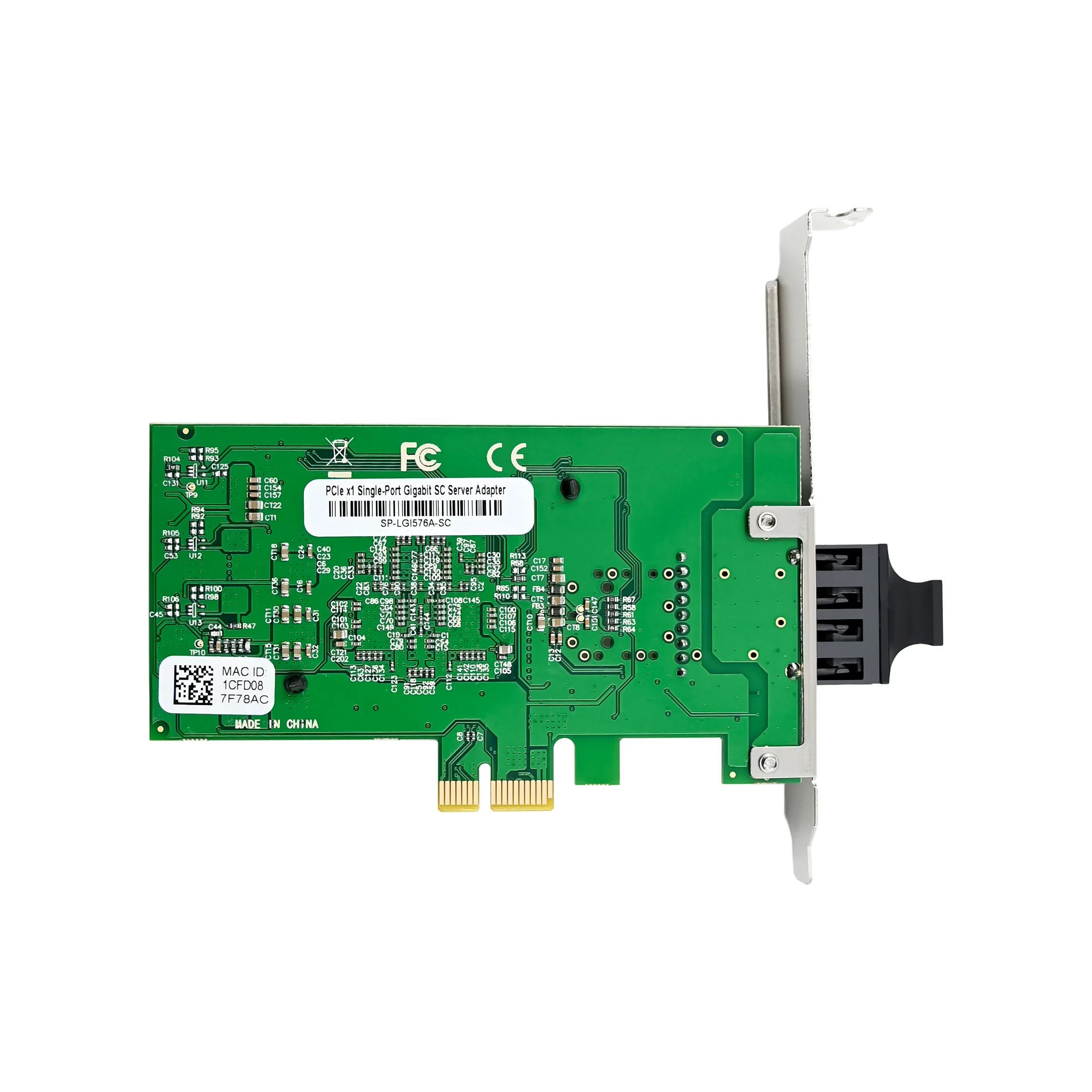 SUNWEIT ST7391 PCIe X1 Gigabit Adapter Card Wired Internal Network with JL82576EB Chipset for Server Application