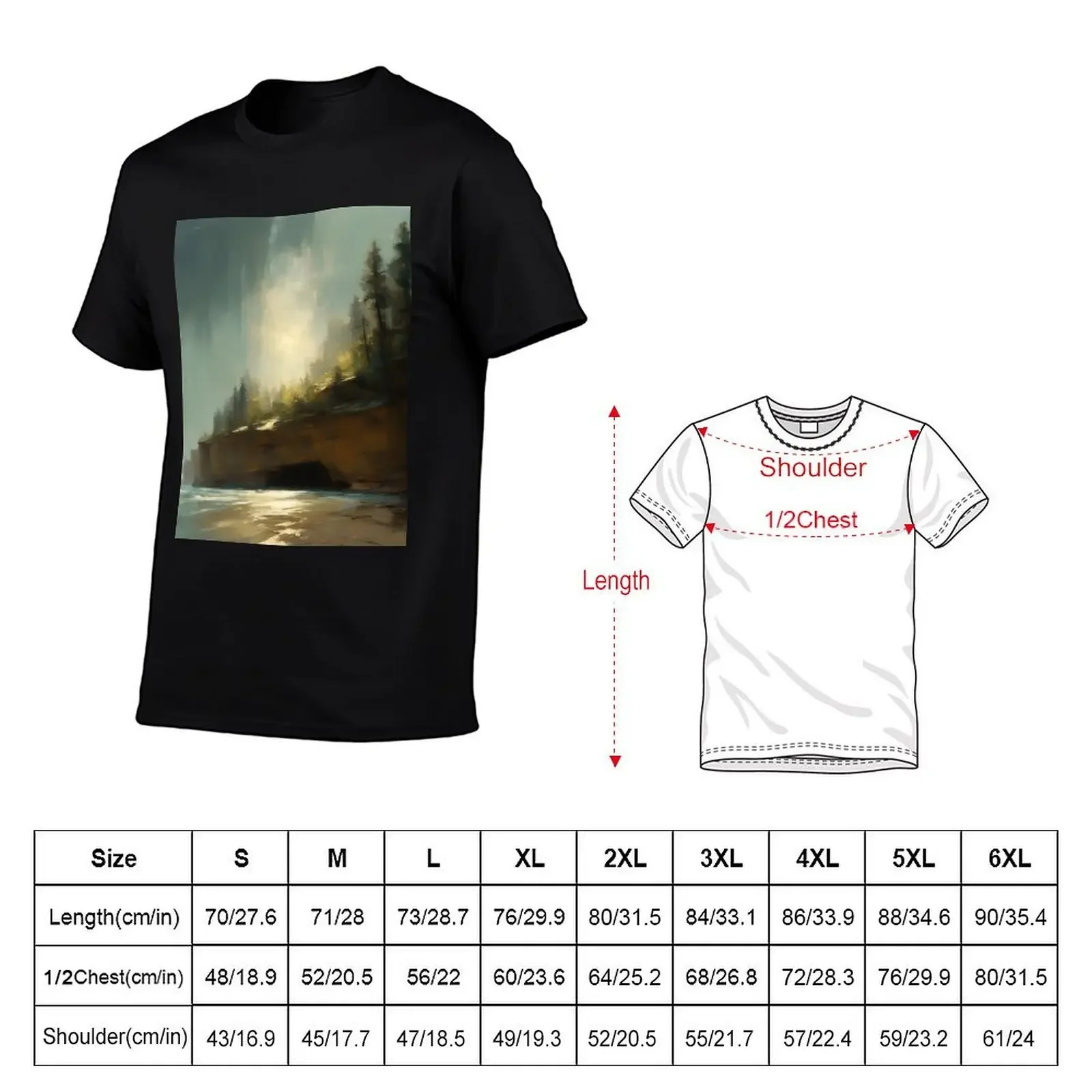 Pictured Rocks National Lakeshore T-Shirt funny meme t-shirts anime shirt plain tops heavy weight t shirts for men