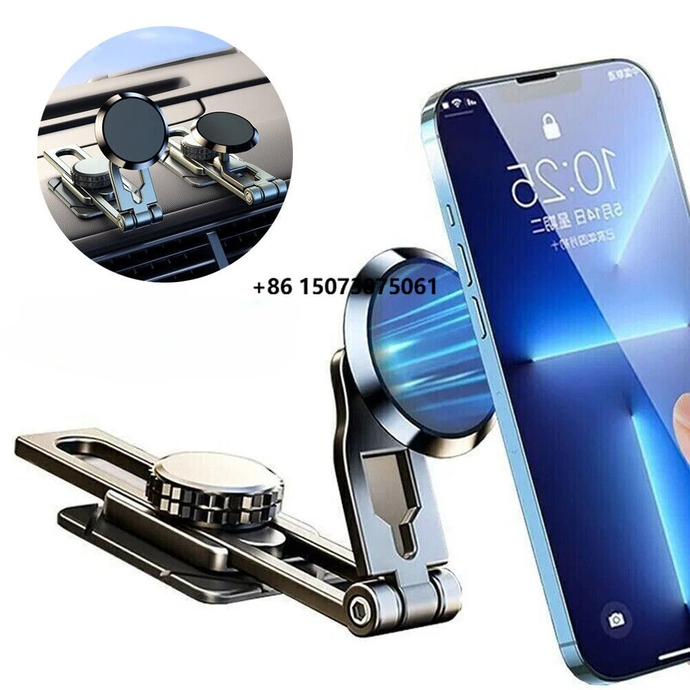 

Universal 360 Degrees Rotation Magnetic Car Dashboard Cell Phone Holder Foldable Mount