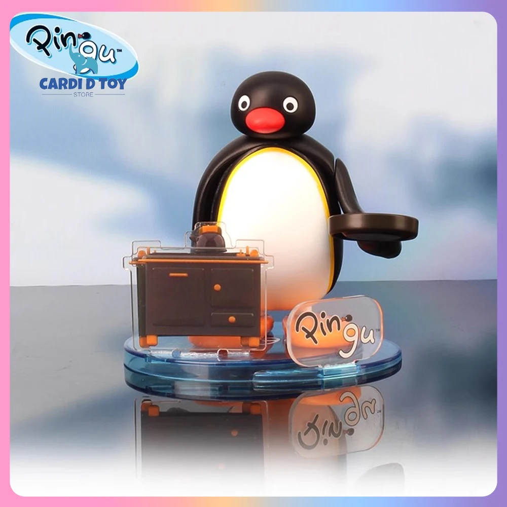 

New Pingu Little Everyday Series Blind Box Pingu Model Blind Box Egg Wind-Up Toy Kawaii Doll Pingu Mystery Box Custom Gift