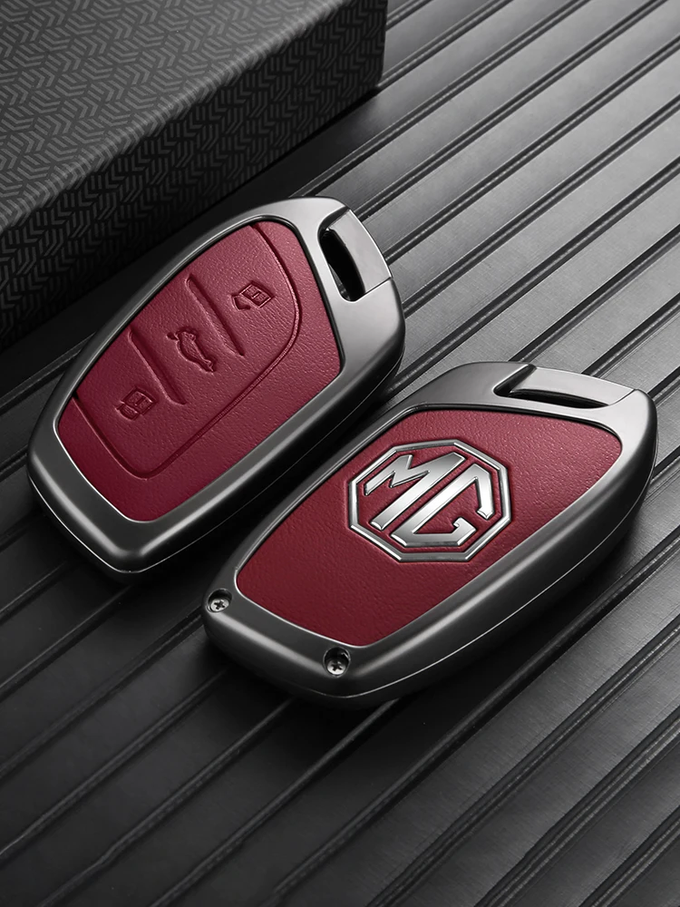 Autoschlüssel-Schutzhülle für MG ZS Schlüsselanhänger aus Zinklegierung, vollständiger Schutz, stoßfest, MG 4, MG HS, MG 5, MG RX8, Autozubehör – Detail 8