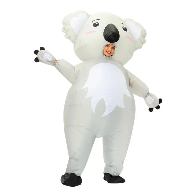 Simbok Anime Halloween Party Cosplay Costume Koala Inflatable Costume Animal Mascot Carnival Funny Fancy Dress Up For Adult }