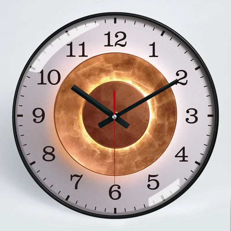 Luxo relógio de parede ouro moderno nórdico criativo silencioso relógios parede decoração para casa relógio bolso retro relogio de parede decoração