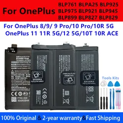 BLP761 BLPA25 BLP925 BLP975 BLP921 BLP845 BLP899 BLP827 BLP829 Battery For OPPO OnePlus 8 9 10 Pro 10R 10T ACE OnePlus 11R 12 5G