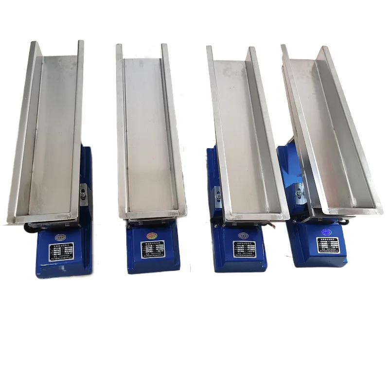 

Small Plate Magnetic Electromagnetic Vibrating Shaking Feeder Feeding Machine For Pellet Powder Fiber