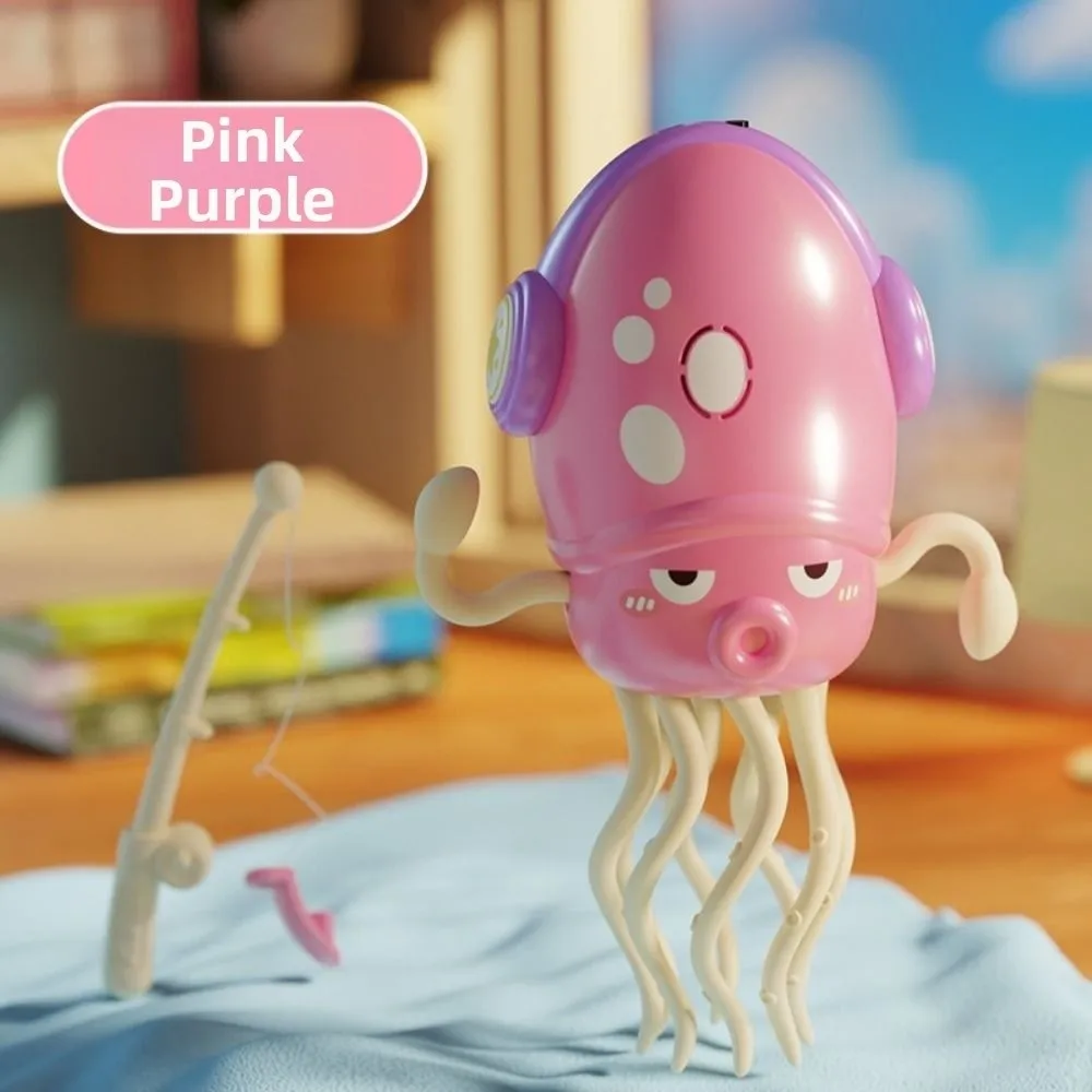 Auto-sensing Obstakel vermijden Dansen Octopus Speelgoed Lichte muziek Cartoon Elektronische dansende inktvis Achtklauw Draaien