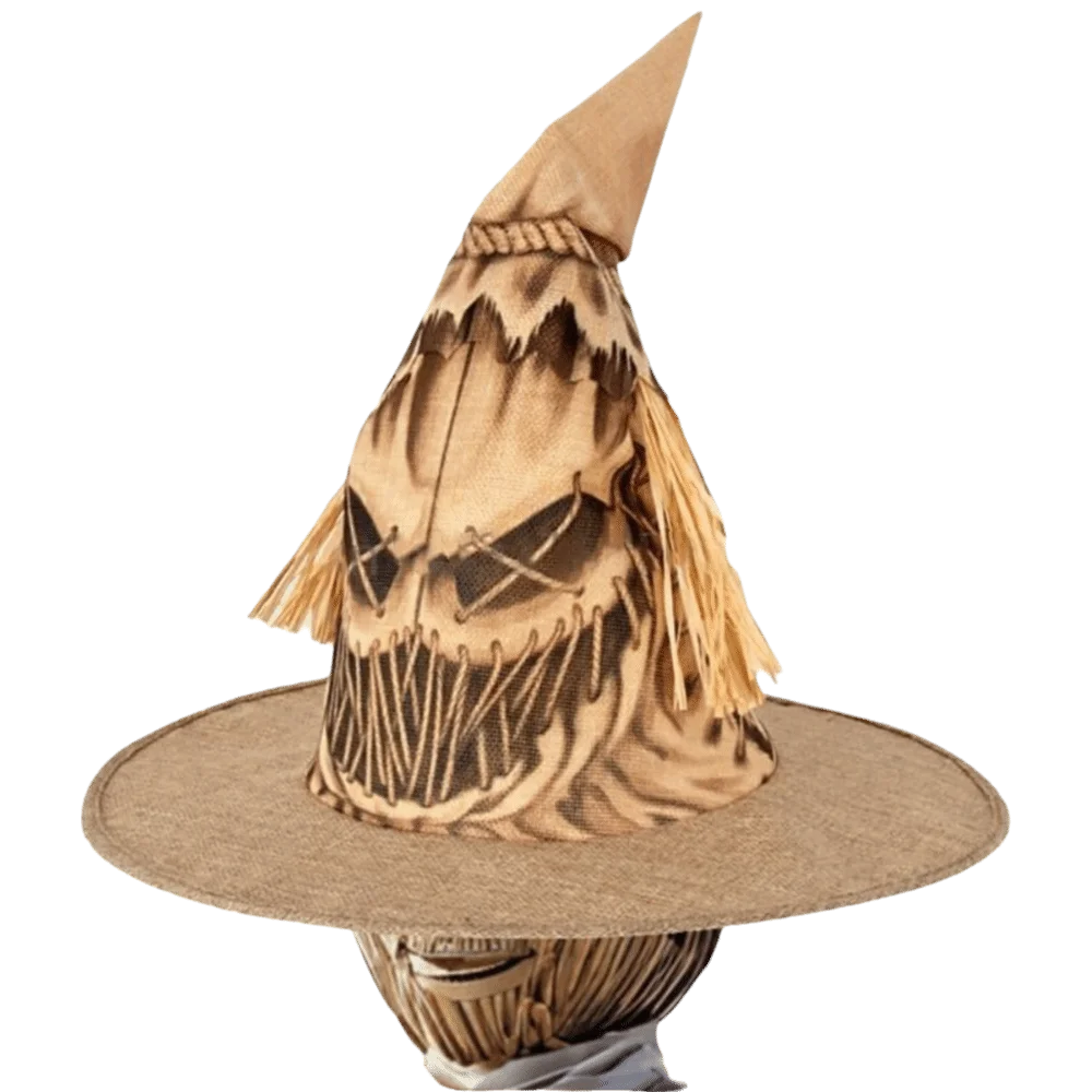 

Модная легкая шляпа-пудало, платье для косплея, шляпа на Хэллоуин, аксессуар для костюма, шляпа для ролевых игр, вечеринки на Хэллоуин