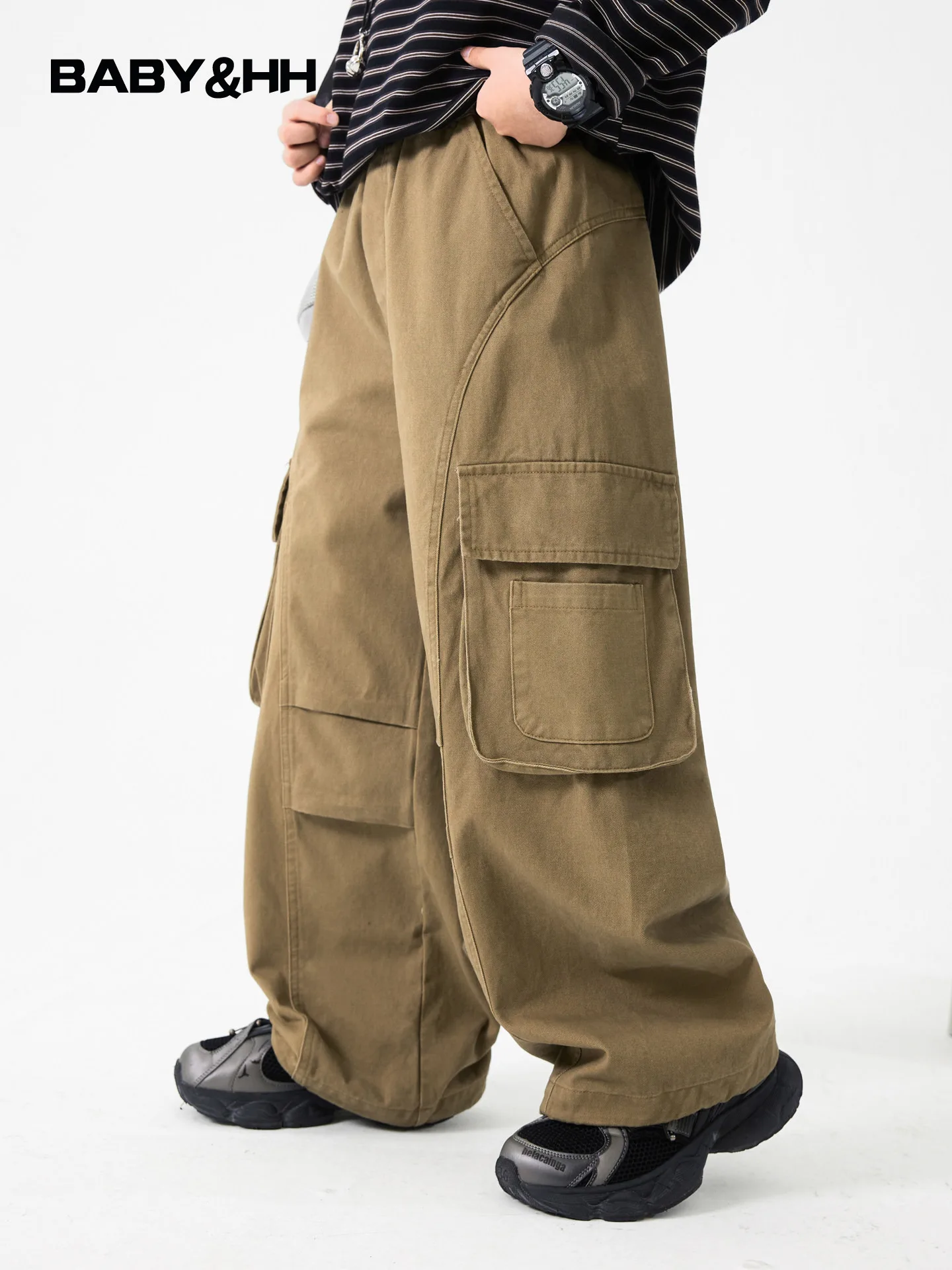 pantalon-cargo-de-sport-d'exterieur-pour-jeunes-garcons-automne-hiver-coupe-ample-jambe-large-style-parachutiste-vetement-de-travail-style-coreen-en-coton