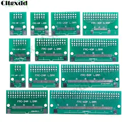 1Piece 6P 8P 10P 12P 20P 24P 26P 30P 34P 40P 50P 60P Double Side 0.5mm 1mm to DIP 2.54mm FPC/FFC SMT Adapter PCB Board Connector