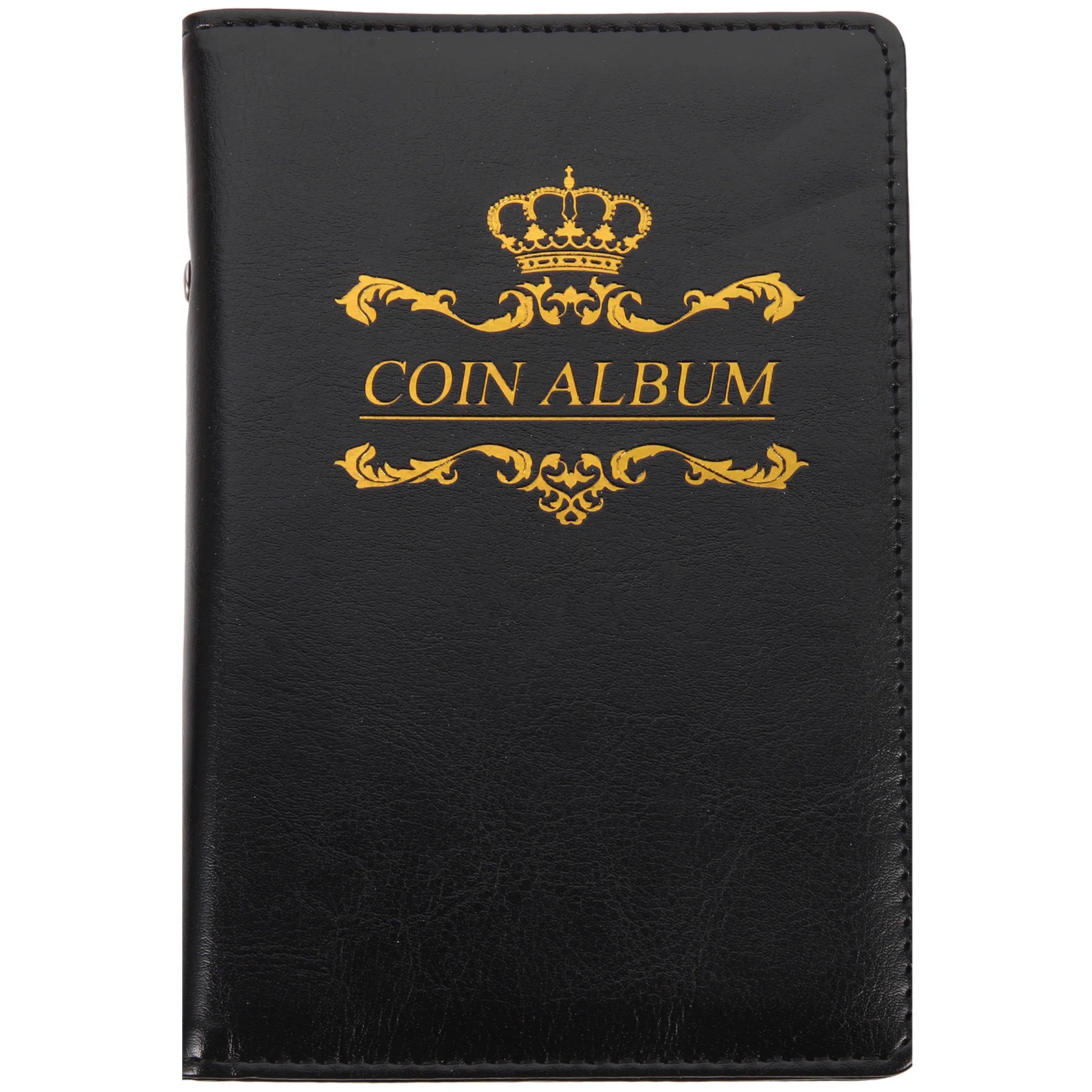 

Portable Coin Collection Book PU Cover Coin Storage Album Organizer for Coins Medallions Badges Tokens