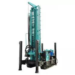 Agricultural Pneumatic Water Well Drill Rig Crawler Water Well Drilling Machine Water Borehole Well Drilling Rig Machine 200M