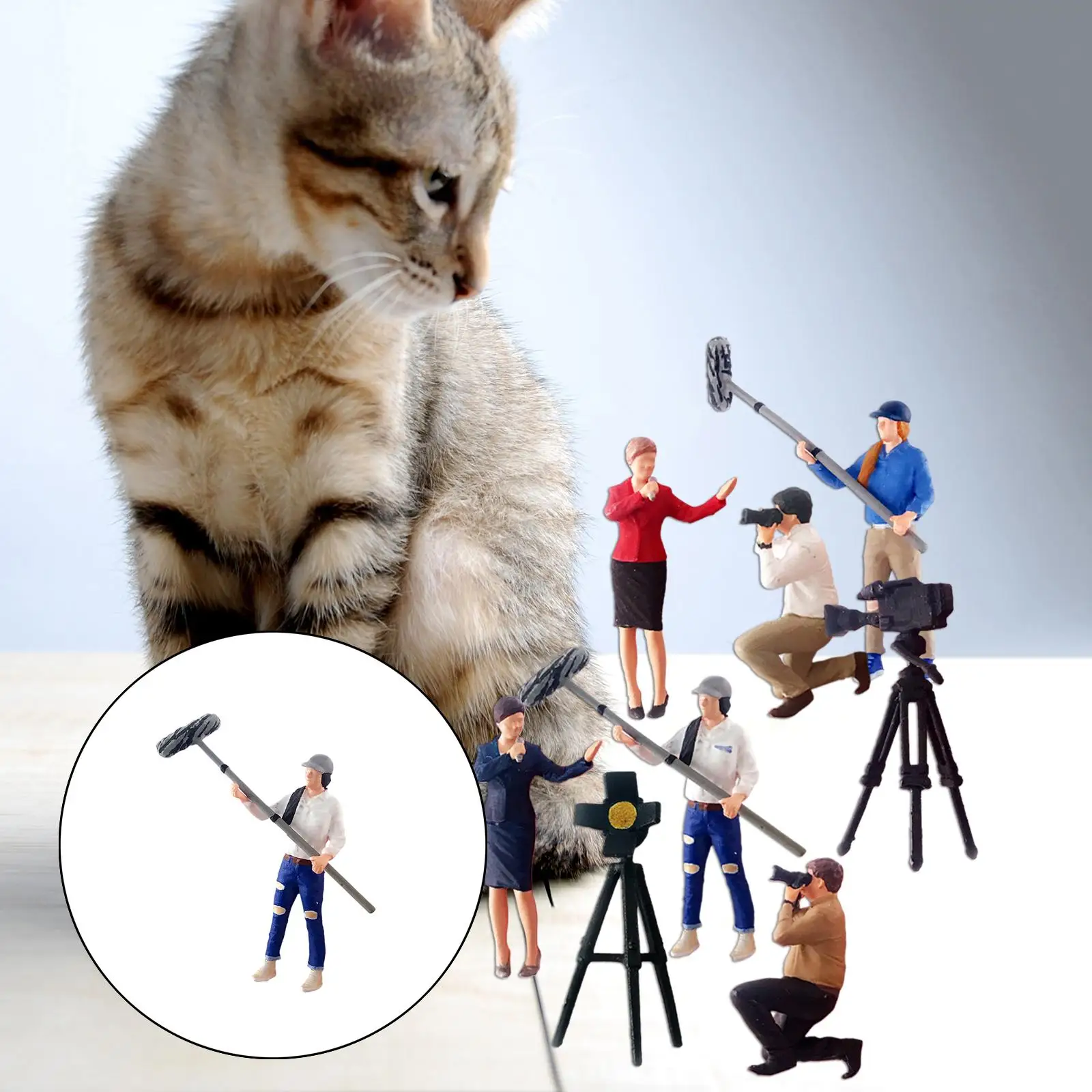 Figurine de diffusion de petites personnes peintes, pour aménagement de modèles d'architecture