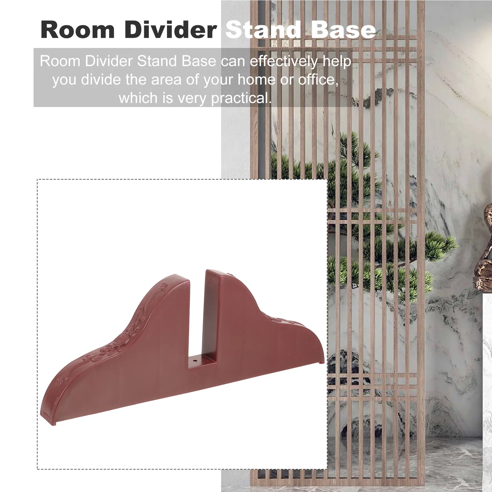 

Screen Base for 3.1 Opening Red Divider Modern Room Partition Furniture Creative Foot Suitable Wooden Dividers