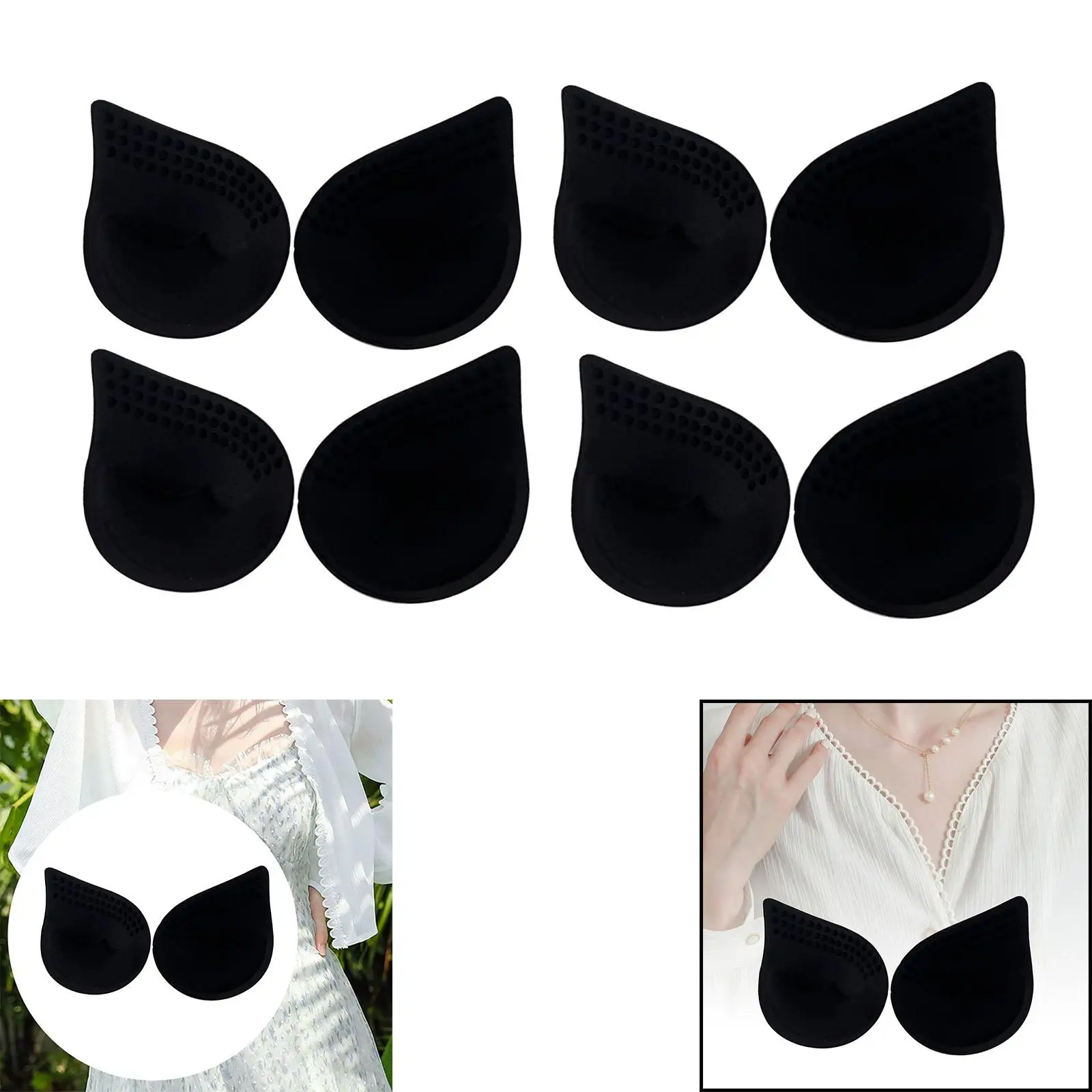 Women Bra Pads Inserts Breathable Replacement Pads for Bikini Yoga Swimsuit