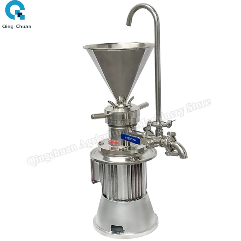 เครื่องแปรรูปเนยเมล็ดโกโก้ทางการเกษตร โรงสีคอลลอยด์สแตนเลส