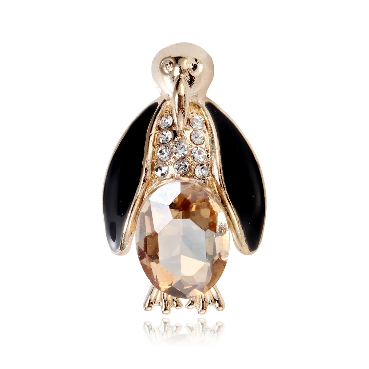 

Cute Rhinestone Penguin Brooches, Girl Animal Clothing Accessories, Badges, Pins, Office Party, Friend Gift Accessories