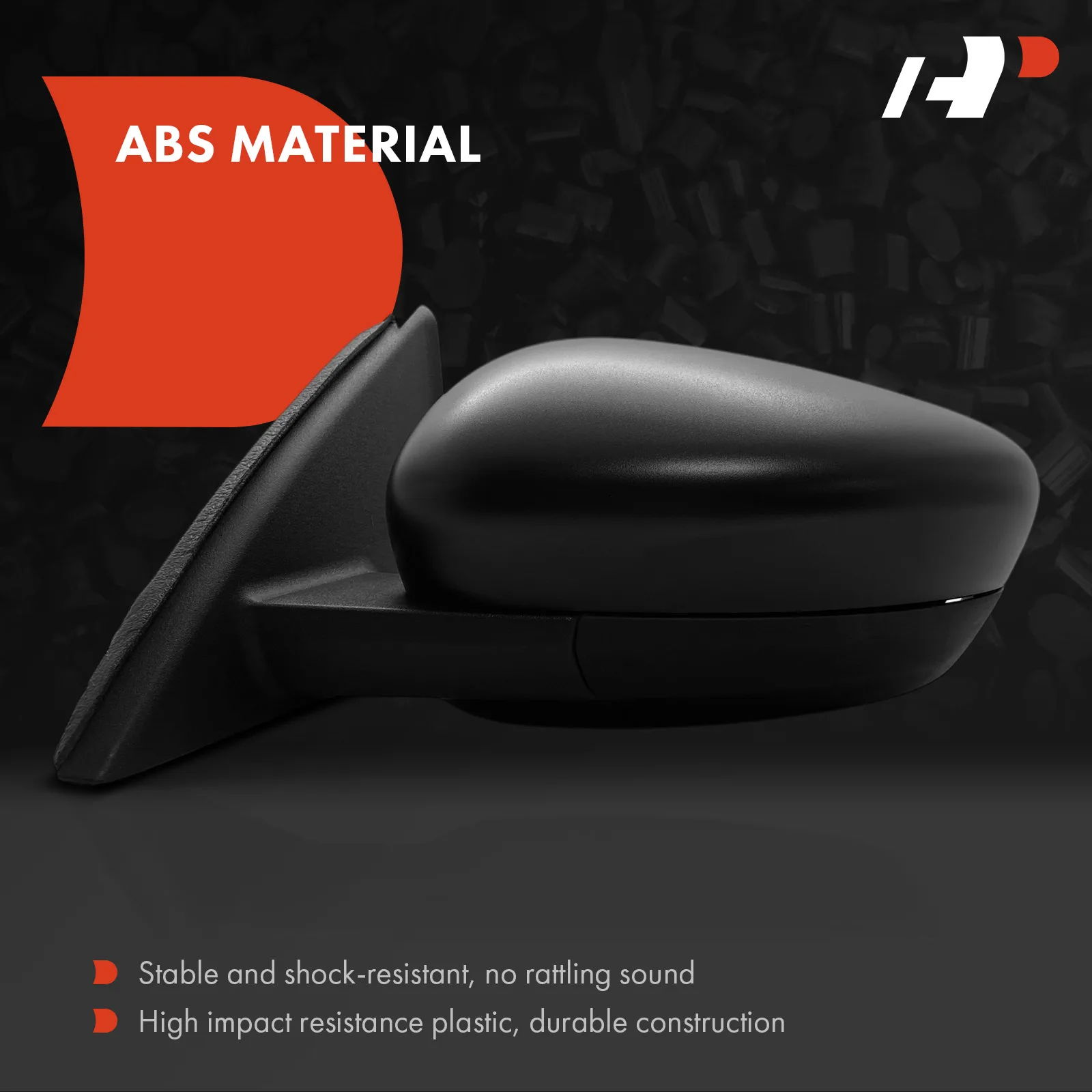 A-Premium Driver Side Power Door Mirror for Ford Escape 2020-2021 Manual Folding Blind Spot Detection Textured Black