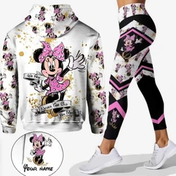 2024 3D New Women's Set Sports Yoga Pants Sports Disney Yoga Set Fashion Sportswear Essential Hooded Felt y2k Woman clothing