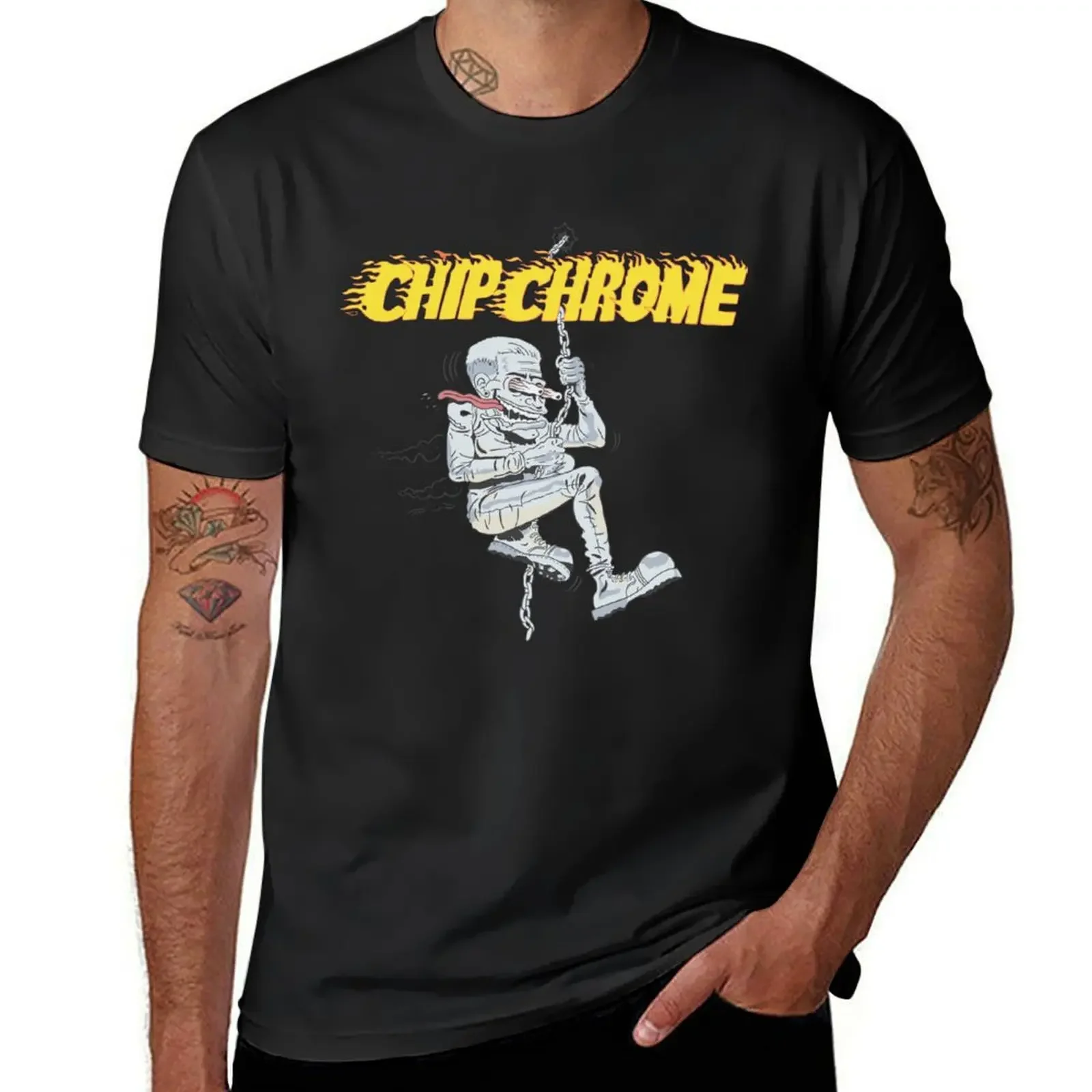 

Chip Chrome and the Monotones T-Shirt oversizeds topping Anime t-shirt anime men clothing