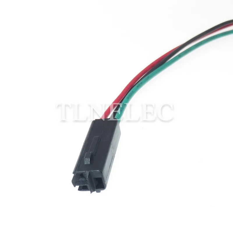 3 Pin Way Automotive Plastic Housing Socket Black Car Male Female Docking Electric Wire Connector With Wires 6098-3752 6098-3751