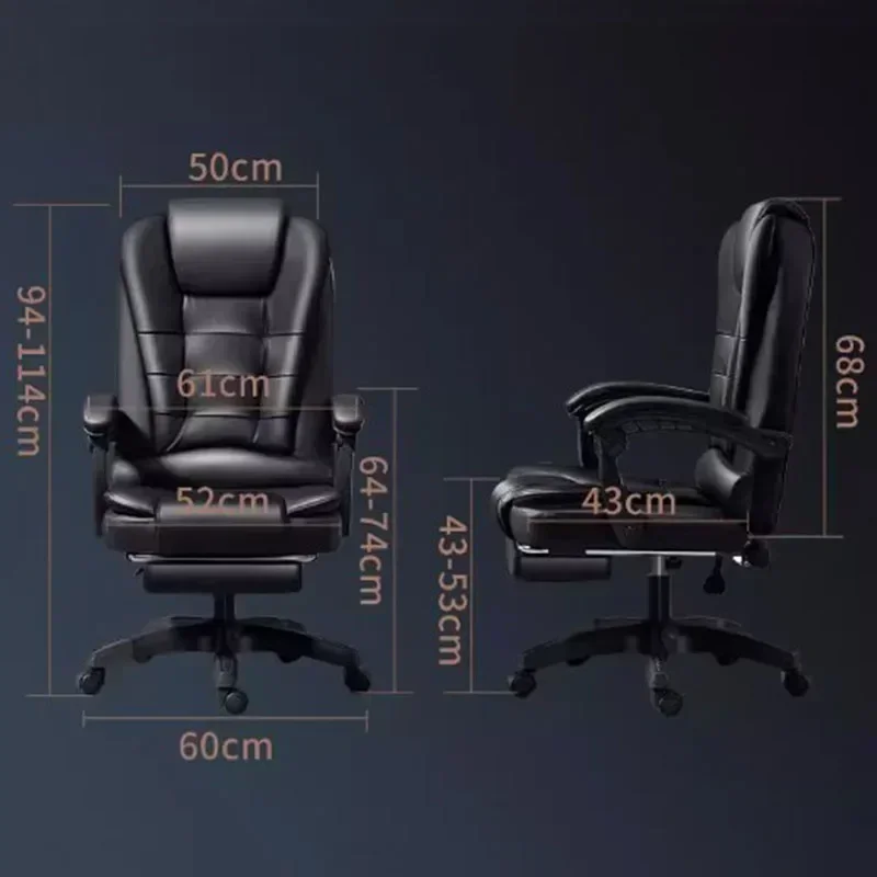 Meeting Lazy Office Chair Home Chaise Design Office Comfy Comfortable Relax Computer Armchair Silla Oficina Work Relaxation image 5