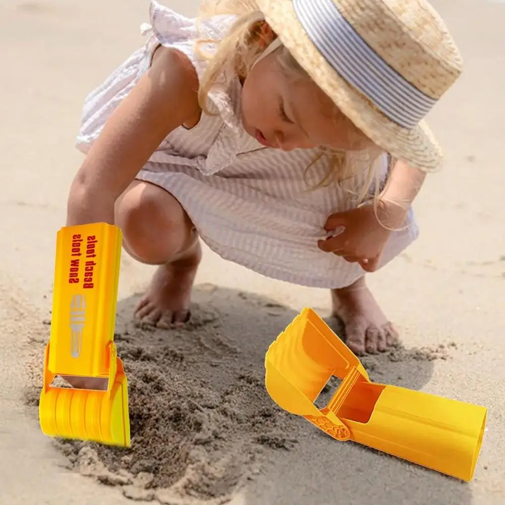 Large Children's Beach Snow Shovel Toy Digging Arm Soil Sand Digging Set Hand Tools for Kids Snow Shoveling Tool