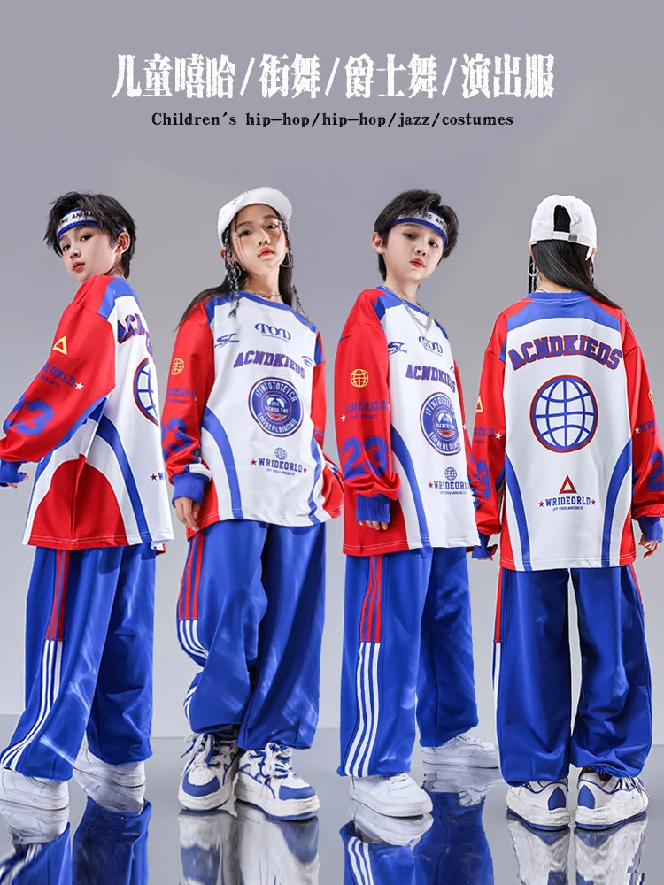 الهيب هوب الملابس التباين ركض بانت الأولاد الشارع الرقص وتتسابق الفتيات الشارع الشهير الطفل الجاز الرياضة زي الملابس مجموعات