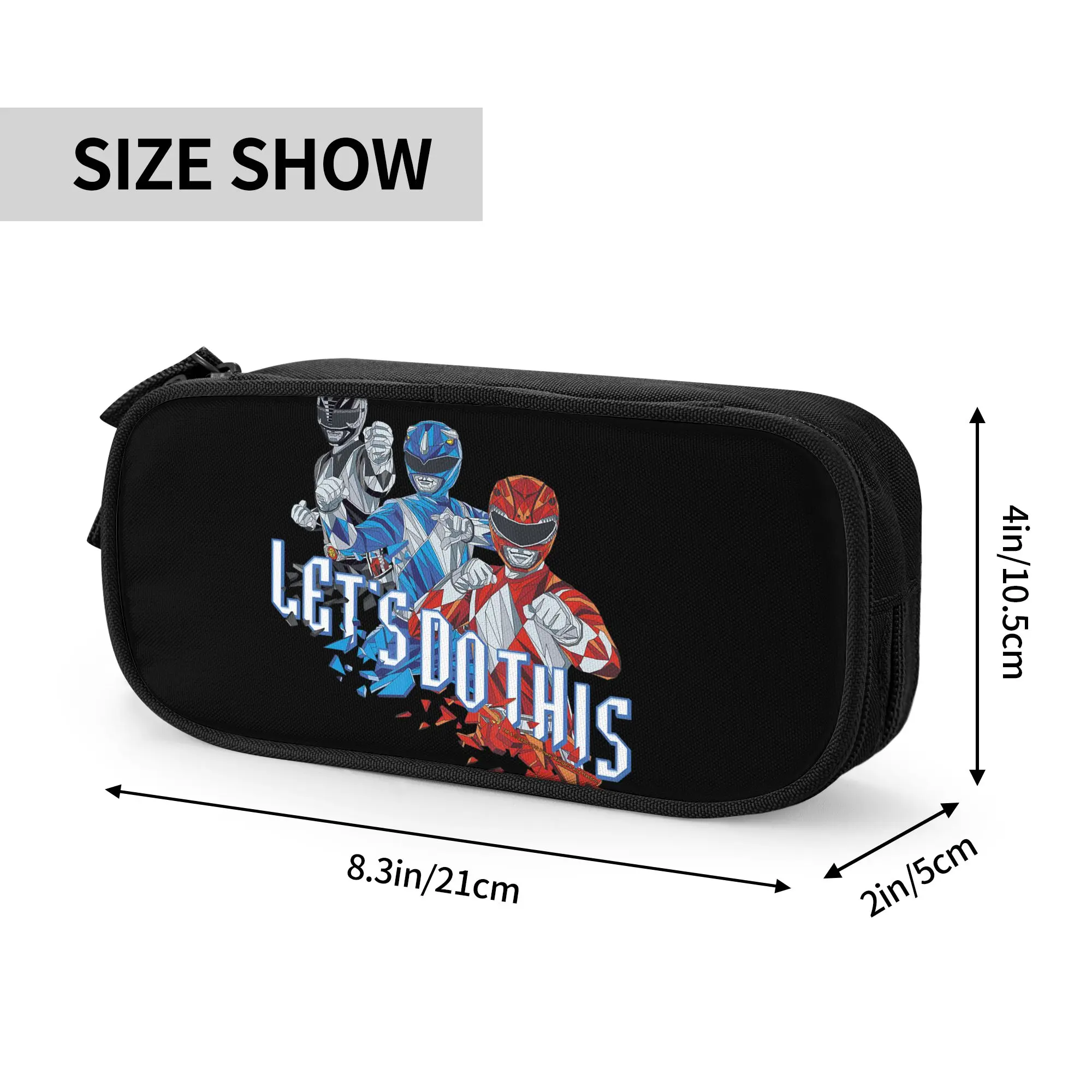 Large Capacity Bags for Child Cartoon Power Rangers Power Up Red Vintage Logo  Handheld Study Bag for Boys Gilrs Kids