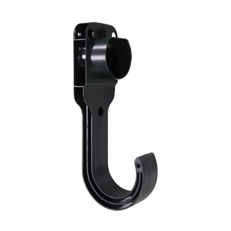 Universal EV Charger Holder Wall Mounted EV Charger J-Hook Holder Holster Nozzle Dock for Type 2/Type 1/GBT Plug EV Cable Holder