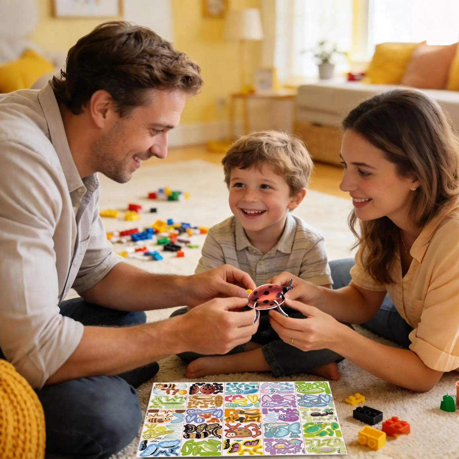 

Набор 3D-пазлов без клея, развивающая интерактивная игрушка-головоломка из 25 деталей для мальчиков, девочек, детей, подростков, для занятий в классе