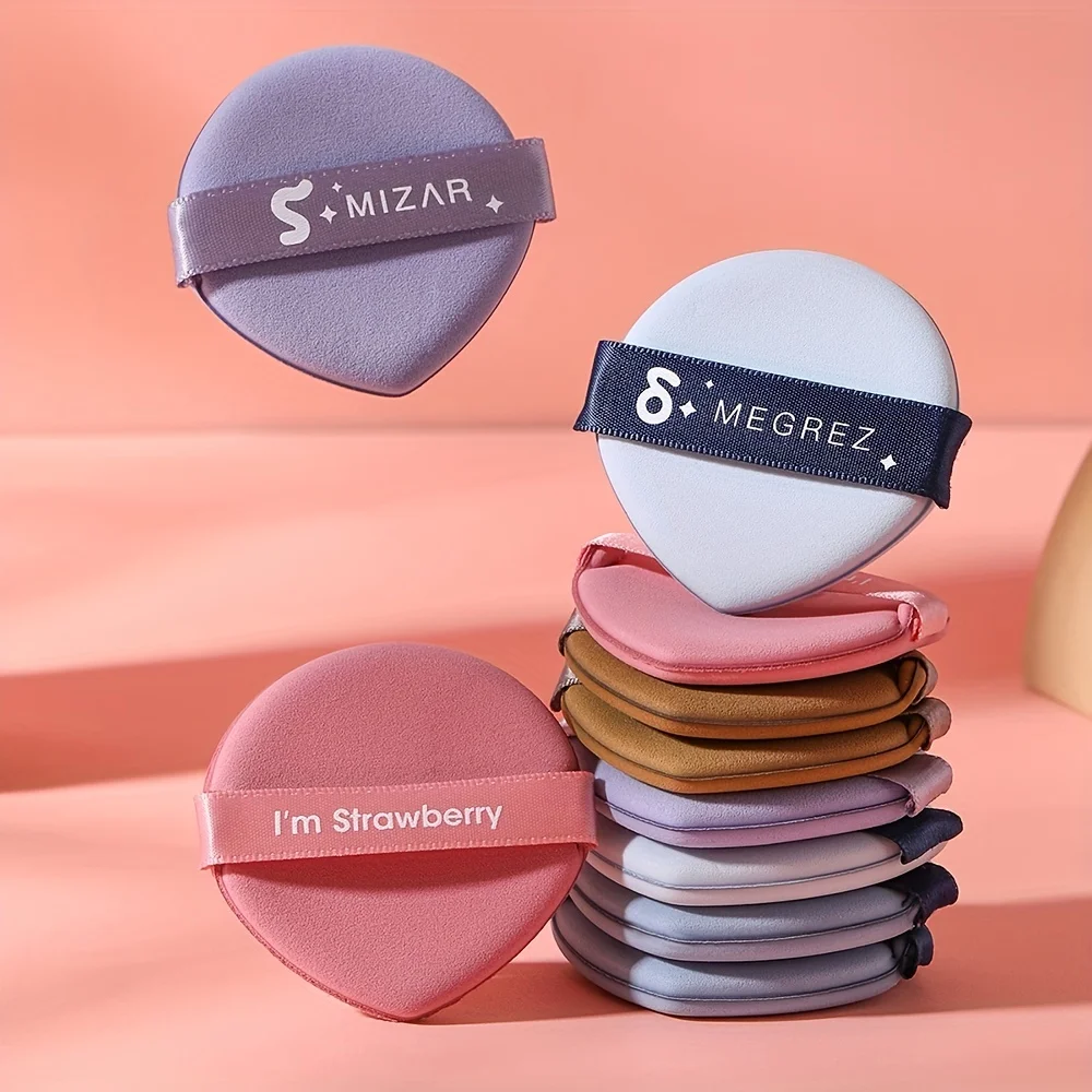 Bouffées de coussin d'air en velours, 10 pièces, hydrophile, sans Latex, pour fond de teint impeccable | Vegan Multi-Pack Tous Types de Peau Essentiel de Voyage