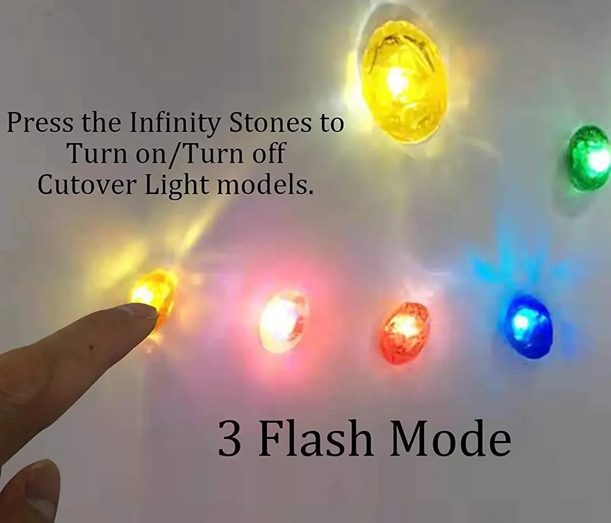 Rękawice Bulex Infinity Gauntlet Light Glove Superhero Cosplay LED Dzieci Dorosły Karnawał Kostium Rekwizyty Halloween