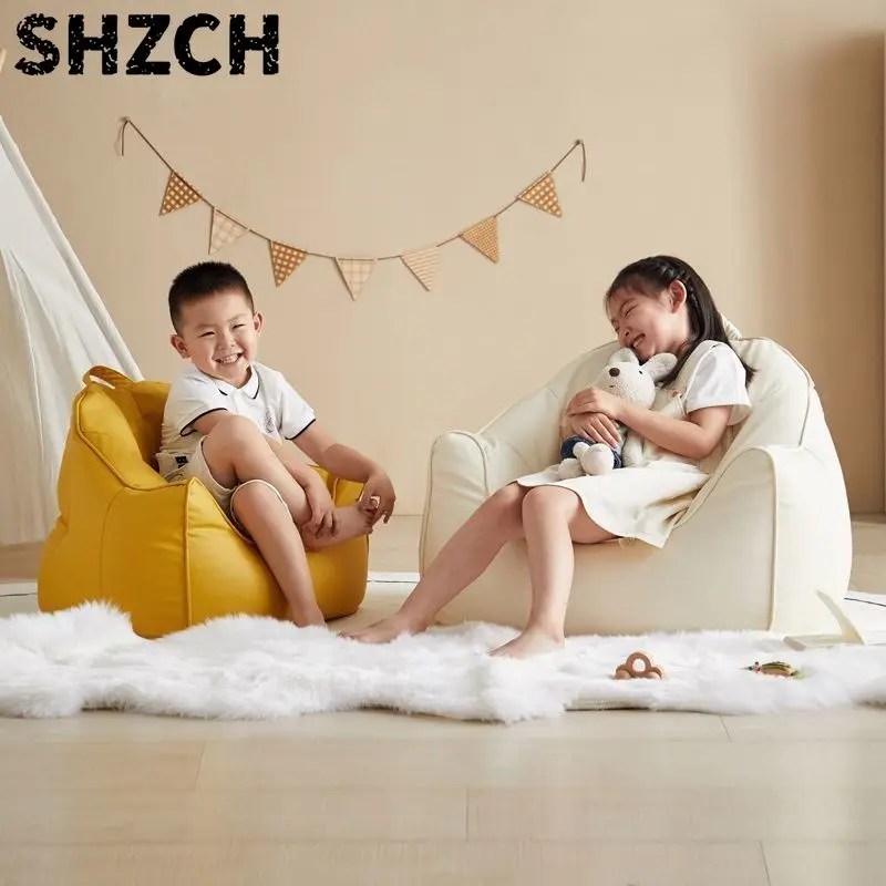 Lazy Sofa Baby Single Balcony Bean Bag Waterproof Bedroom Leisure Living Room Children's Reading Sofa Chair